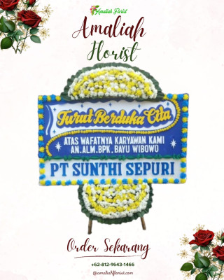 Papan Bunga Duka di Awilega
