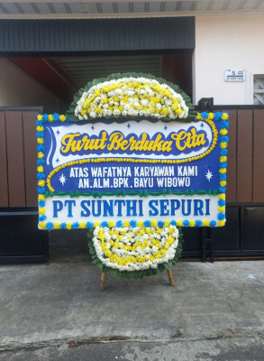 Papan Bunga Duka di Awilega