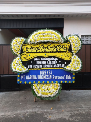 Papan Bunga Duka di Awilega